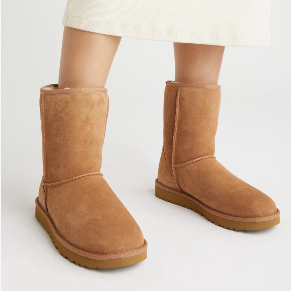UGG Women's Classic Short Suede and Shearling